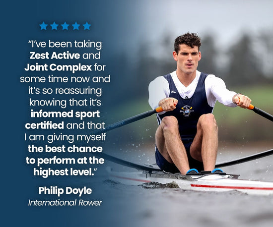 Joint Complex Pro Sport Edition is used by Olympian Philip Doyle