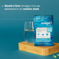 Omega Active's enteric shell means there's no fishy aftertaste. All the goodness and none of the nasty!