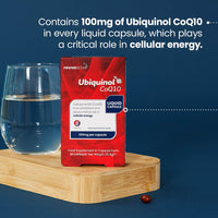 Revive Active's CoQ10 capsules contain a mega 100mg of Ubiquinol CoQ10 in liquid form