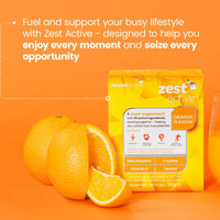 Zest Active is a super tasting energy supplement to help support an active lifestyle
