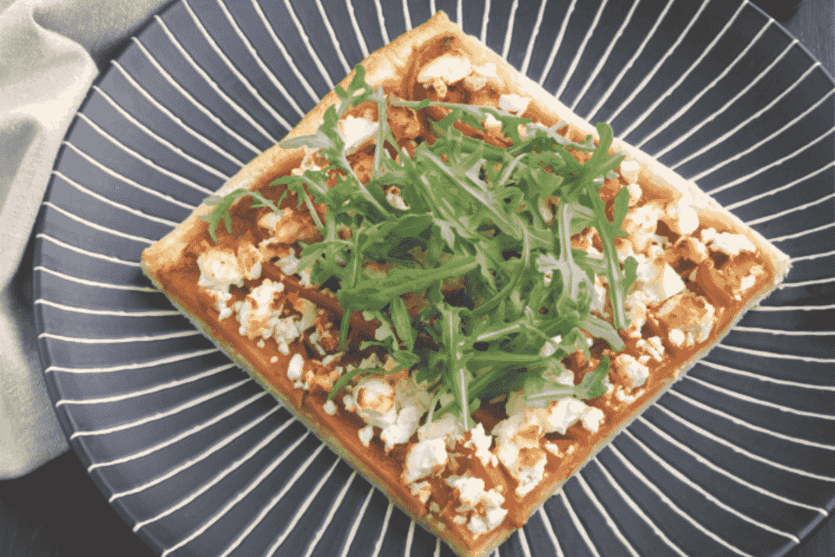 Spiced Butternut Squash, Feta and Red Pepper Tart