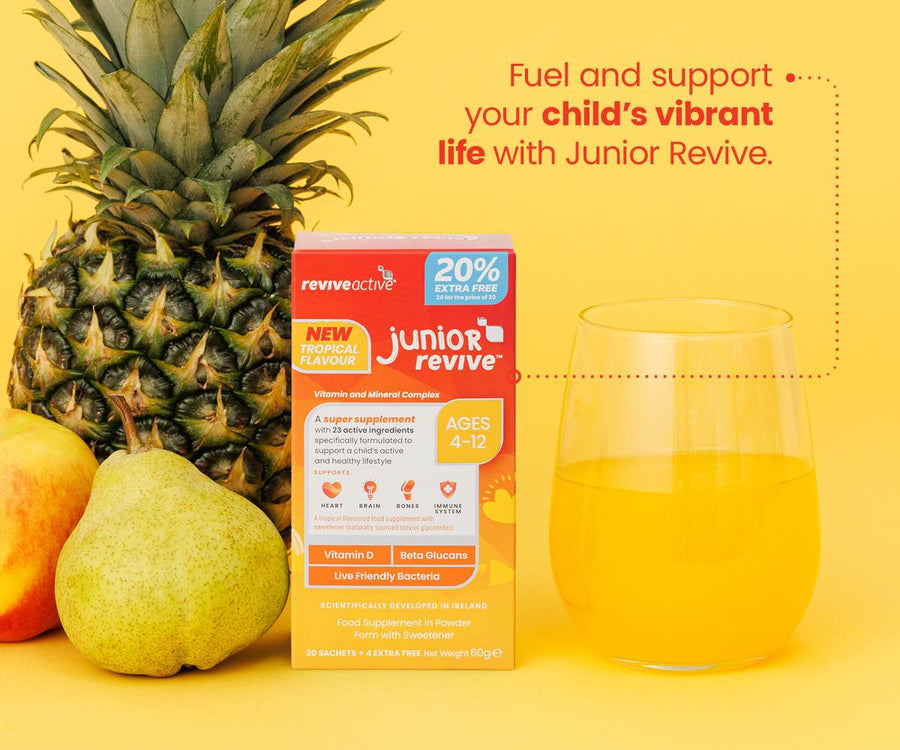 Revive Active Vitamins & Supplements Junior Revive Tropical Flavour 20% Extra Free