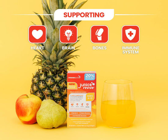 Revive Active Vitamins & Supplements Junior Revive Tropical Flavour 20% Extra Free