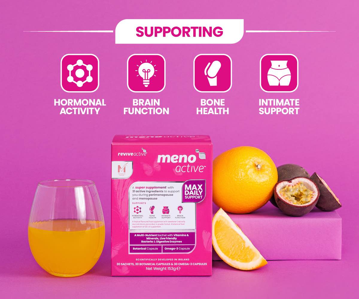 Meno Pro Handout.pdf Meno Glow Bundle - Meno Active + Collagen Complex – Revive Active UK