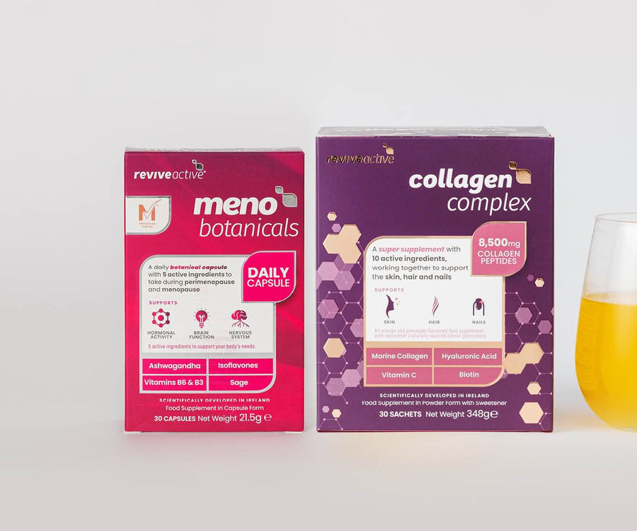 Revive Active UK Meno Glow Bundle - Meno Botanicals + Collagen Complex