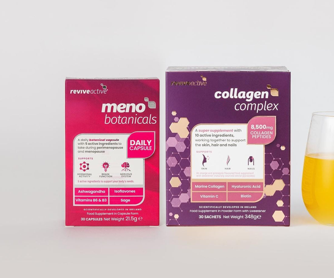 Revive Active UK Meno Glow Bundle - Meno Botanicals + Collagen Complex