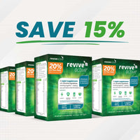 Revive Active Vitamins & Supplements 6 BOXES (216 SACHETS) Revive Active - Orange & Mango Flavour 20% Extra Free