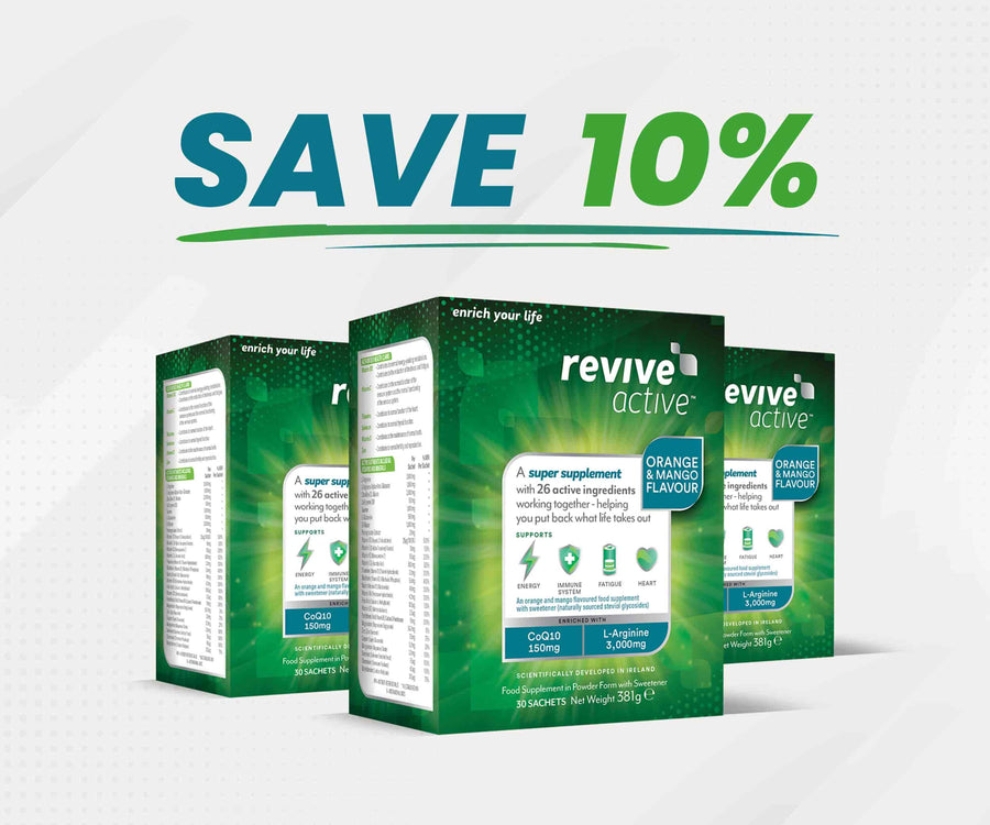 Revive Active Vitamins & Supplements 3 BOXES (90 SACHETS) Revive Active - Orange & Mango Flavour