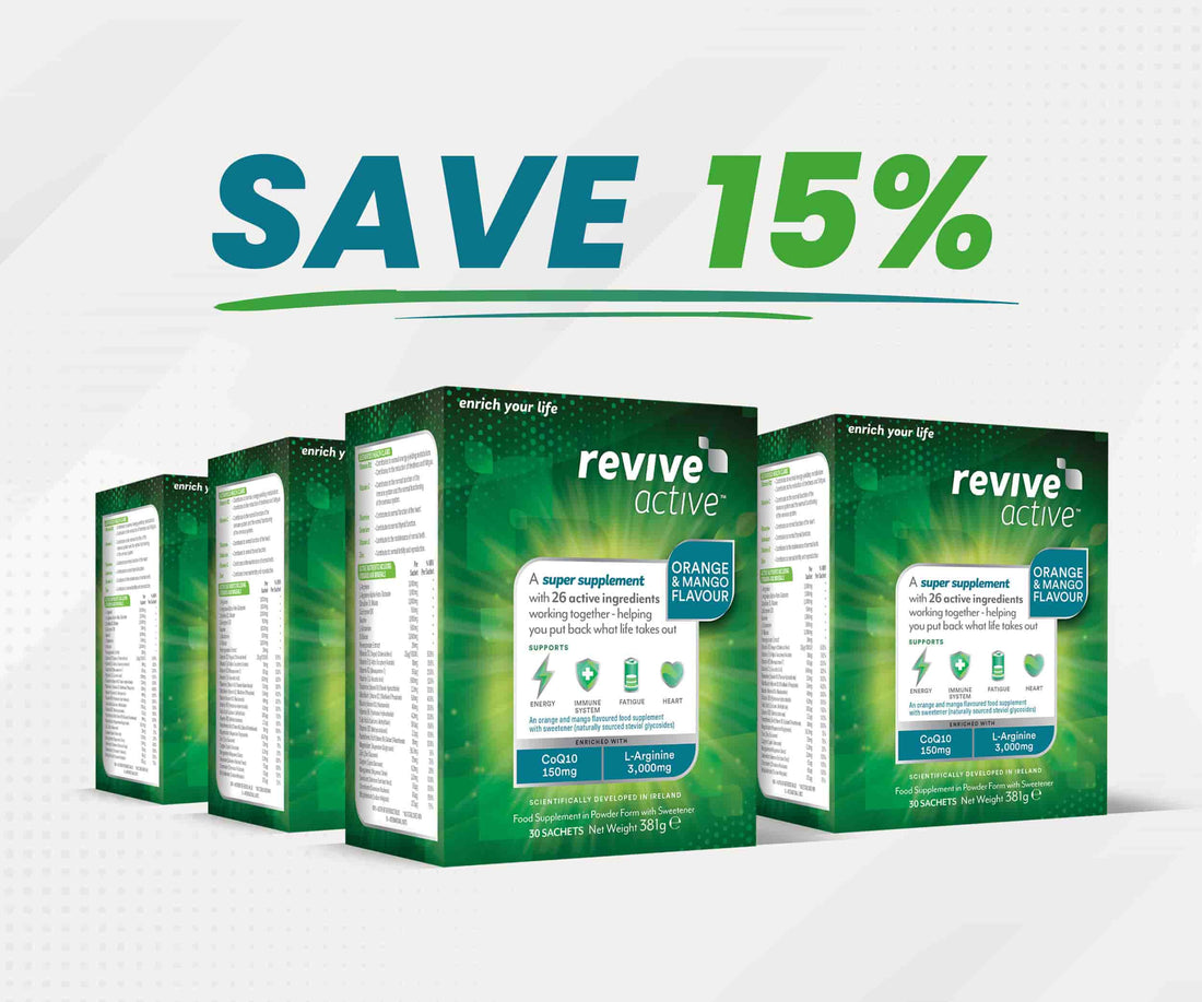 Revive Active Vitamins & Supplements 6 BOXES (180 SACHETS) Revive Active - Orange & Mango Flavour