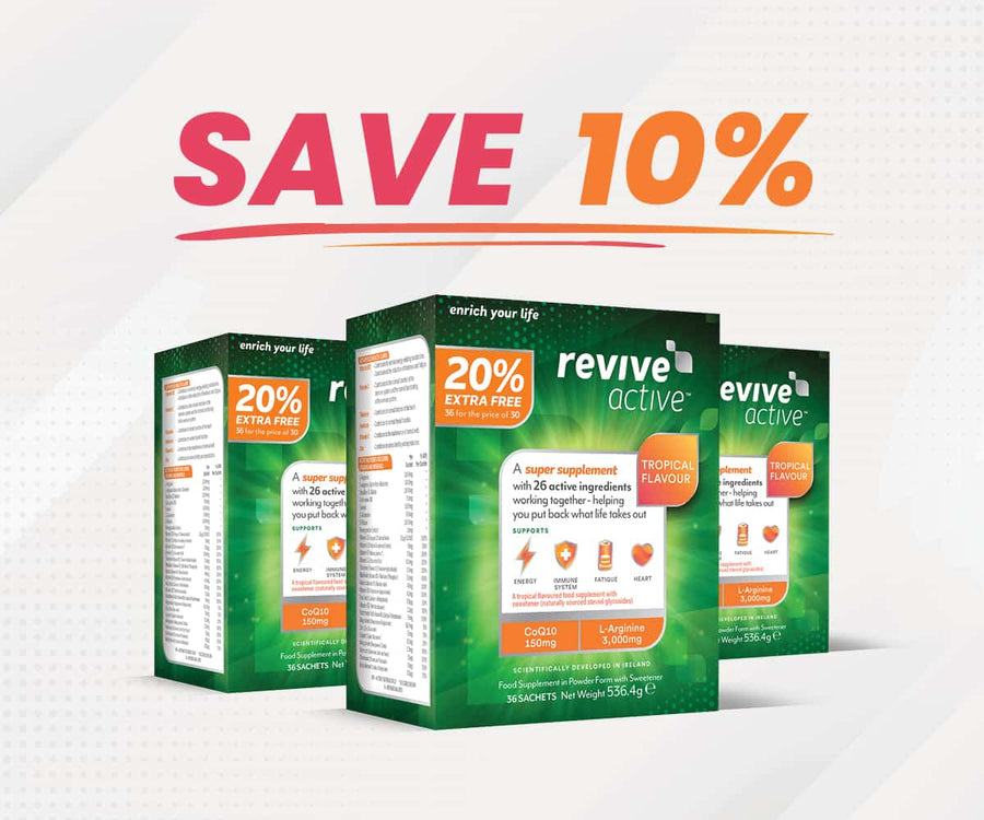 Revive Active UK Revive Active Tropical Flavour 20% Extra Free 36 Sachets per box, 3 boxes