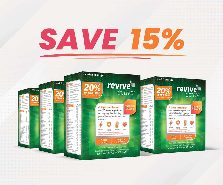 Revive Active UK Revive Active Tropical Flavour 20% Extra Free 36 Sachets per box, 6 boxes