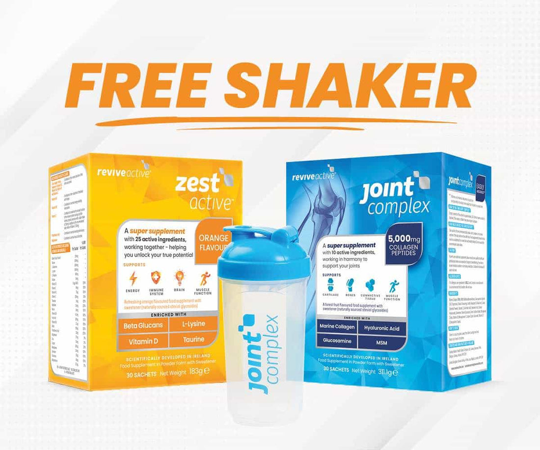 Revive Active UK Runner Bundle: Zest Active + Joint Complex + Free Shaker