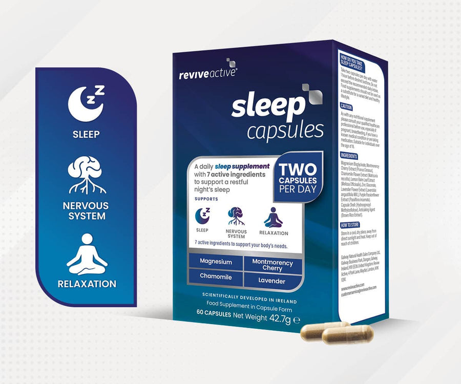 Revive Active UK Vitamins & Supplements 1 BOX (60 CAPSULES) Sleep Capsules