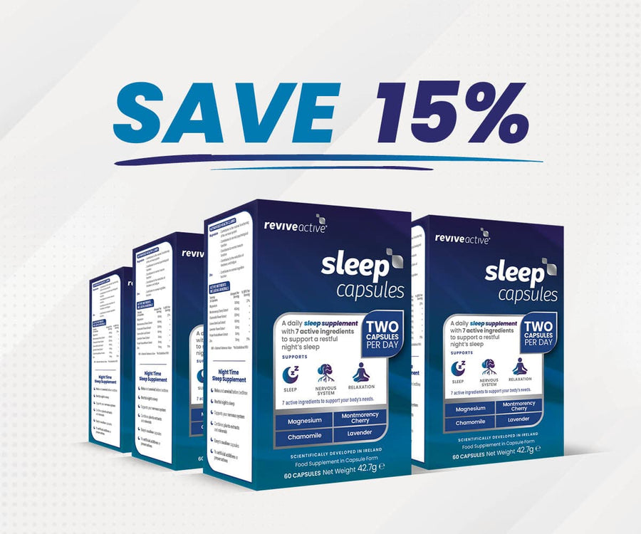 Revive Active UK Vitamins & Supplements 6 BOXES (360 CAPSULES) Sleep Capsules