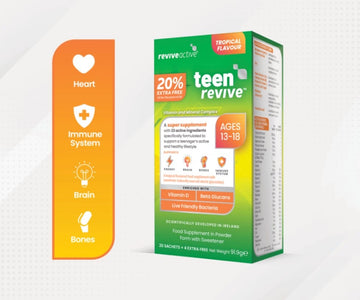 Revive Active Vitamins & Supplements 1 BOX (24 Sachets) Teen Revive Tropical Flavour 20% Extra Free