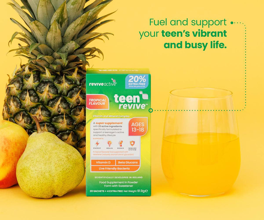 Revive Active Vitamins & Supplements Teen Revive Tropical Flavour 20% Extra Free