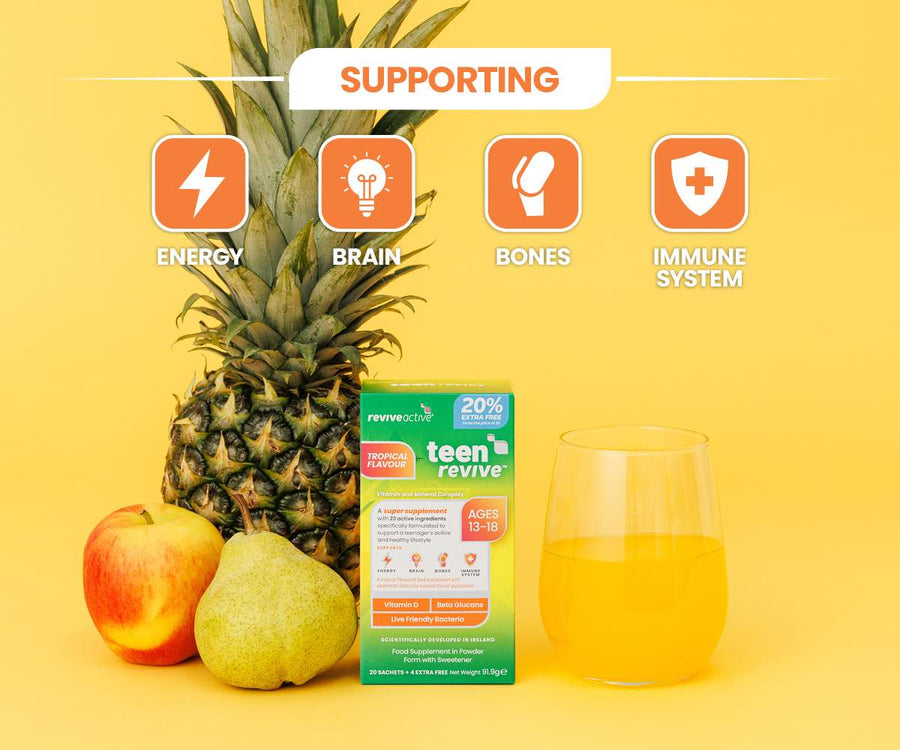 Revive Active Vitamins & Supplements Teen Revive Tropical Flavour 20% Extra Free