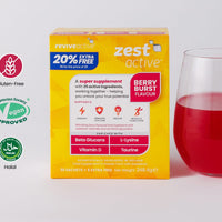 Revive Active Vitamins & Supplements Zest Active Berry Burst 20% Extra Free