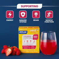 Revive Active Vitamins & Supplements Zest Active Berry Burst 20% Extra Free