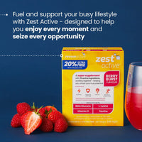 Revive Active Vitamins & Supplements Zest Active Berry Burst 20% Extra Free